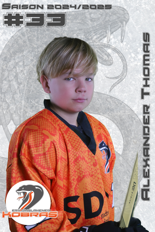 Player Card   2024 25   33   Alexander Thomas